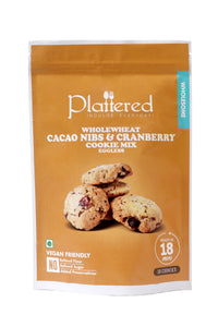Cacao Nibs & Cranberries Cookie Mix (Wholesome) | EGGLESS | Vegan Friendly