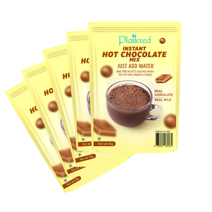 Instant Hot Chocolate Mix - Single Serve Sachet (Set of 5)