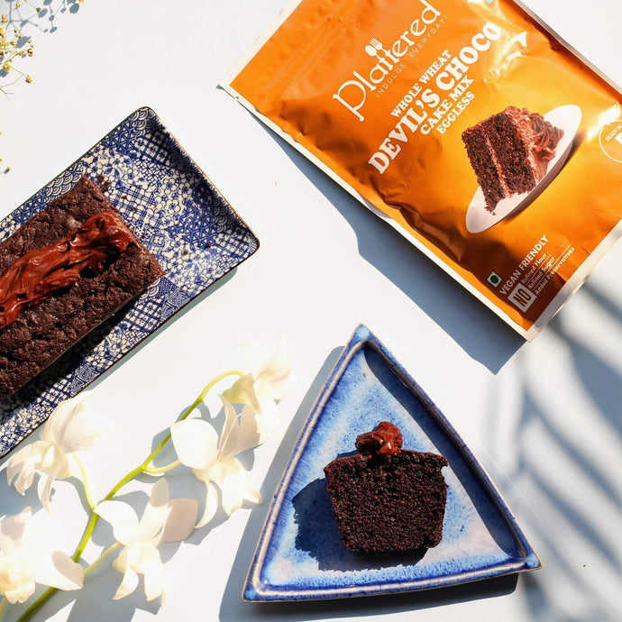 Devil's Choco Cake Mix (Wholesome) | EGGLESS | Vegan Friendly